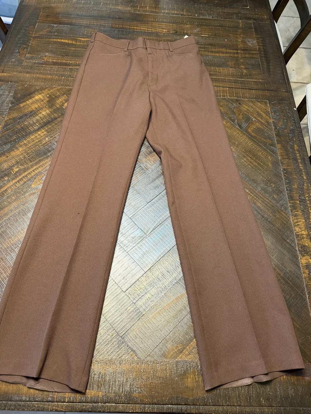 Vintage Levi's Men's Chocolate Brown Dress Pants